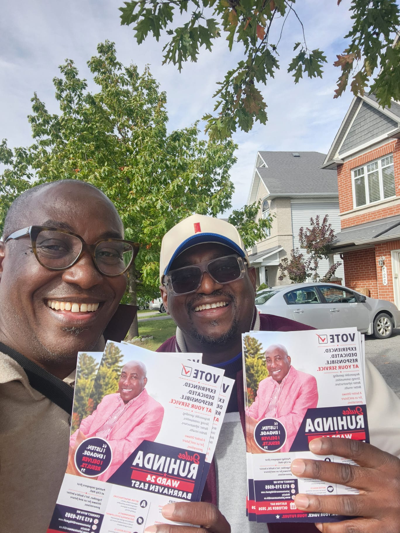 Another friendly doorstep welcome